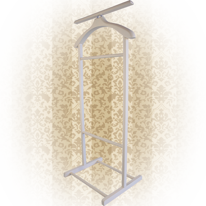 Вешалка для одежды напольная,одинарная Слоновая кость