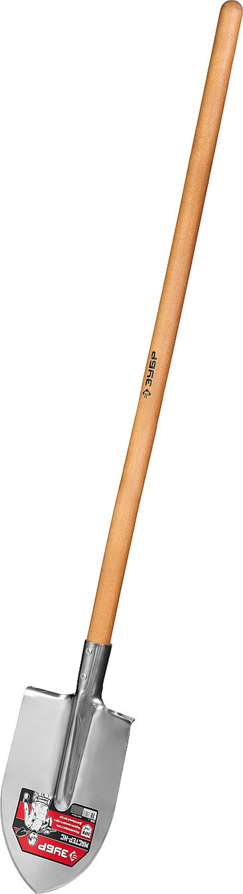 Лопата "Мастер-НС" штыковая из нержавеющей стали, деревянный черенок, ЗУБР (39443), фото 1