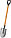 Лопата "Мастер-НС" штыковая из нержавеющей стали, деревянный черенок, с рукояткой, ЗУБР (39447), фото 3