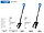 Лопата "АРТЕЛЬ" штыковая, стальной черенок, с рукояткой, ЗУБР Профессионал (39555), фото 3