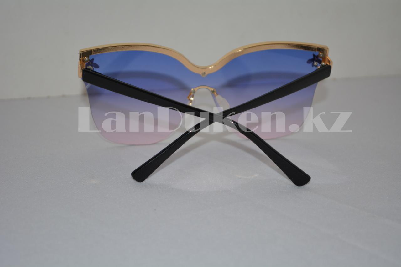 Солнцезащитные очки с пчелкой с голубо-розовыми линзами - фото 3 - id-p64553695