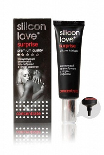 Гель-смазка "SILICON LOVE SURPRISE" с "tingle" (сужающим) эффектом, на силиконовой основе, 30гр, Россия