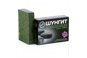 Натуральное шунгитовое мыло «Сила Тайги», DETOX от Natura vita, Алматы