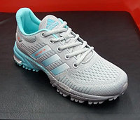 Кроссовки беговые Adidas Marathon TR серый/голубой