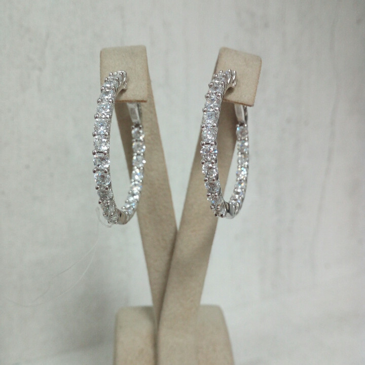 Серьги Конго Swarovski