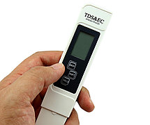 TDS/EC/Temp метр (Солемер/Кондуктометр) для измерения электропроводности, жесткости и температуры воды, фото 3