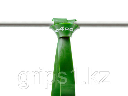 Зеленая резиновая петля (17-54 кг). Резиновые петля для подтягивания. Петля для турника, фото 2