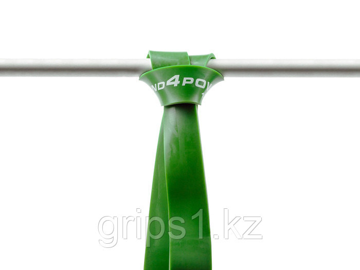 Зеленая резиновая петля (17-54 кг). Резиновые петля для подтягивания. Петля для турника