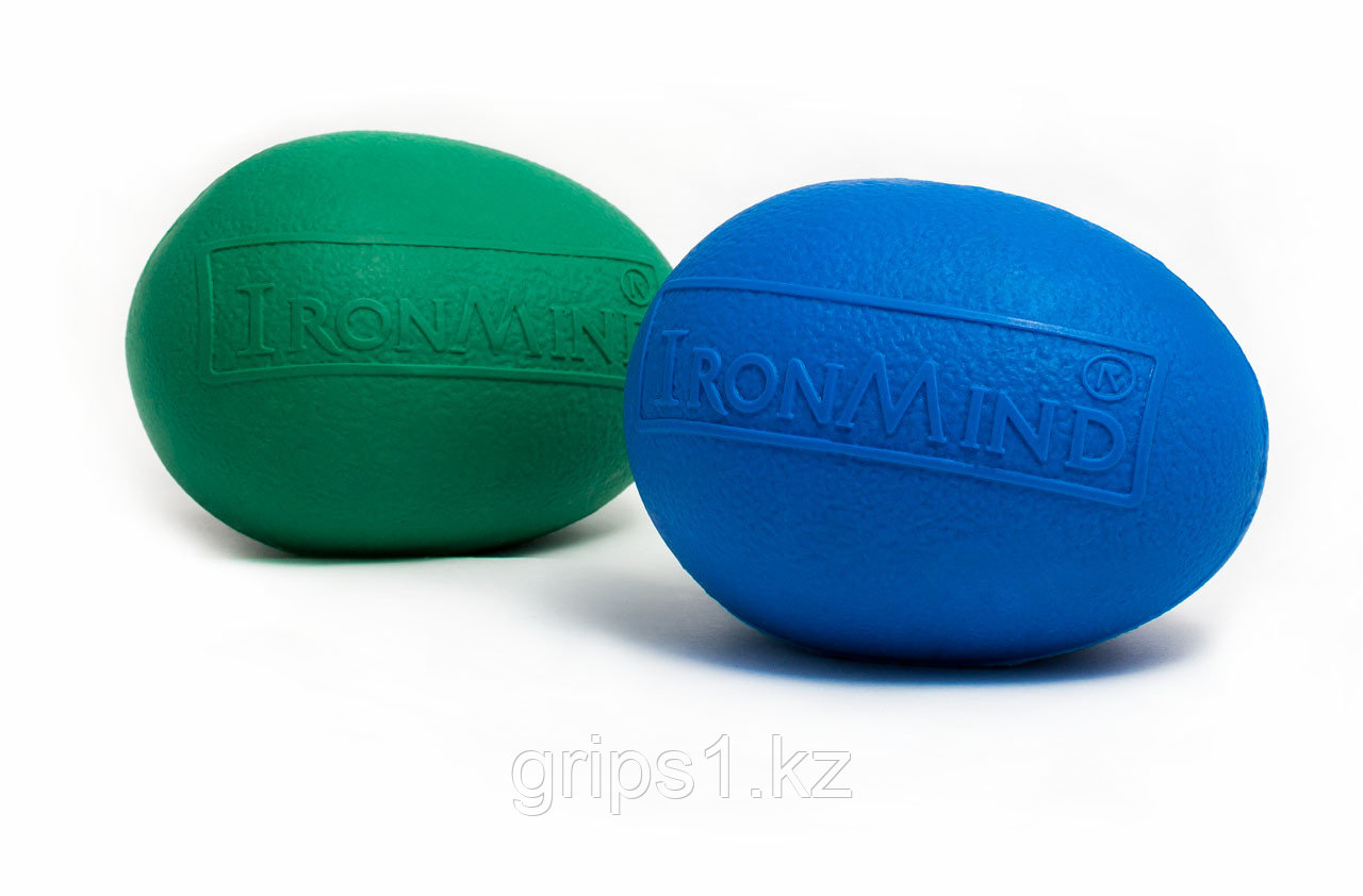 Комплект эспандеров IronMind EGG Blue + EGG Green. Кистевой эспандер яйцо. - фото 3 - id-p63627364