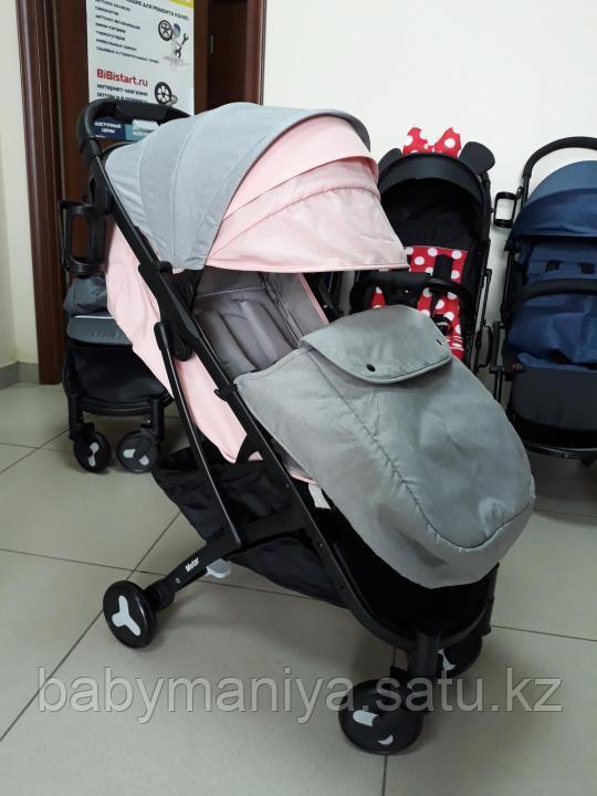 Коляска Mstar (Baby Grace) Серый/розовый