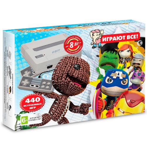 Игровая приставка Dendy Gray Little Big 440 игр