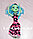 Кукла для девочек ВЕНЕРА МАКФЛАЙТРАП "Монстер хай" 26 см  в черном платье в розовый горошек, фото 2