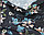 Бандана (бафф) Multi Scarf с цветочным принтом  темно синяя, фото 2