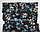Бандана (бафф) Multi Scarf с цветочным принтом  темно синяя, фото 3