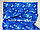 Бандана (бафф) Multi Scarf с мелкими розами ярко синяя, фото 3