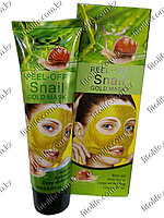 Peel-off snail gold mask, глубокое отбеливание, против акне и жира