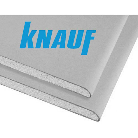 Гипсокартон стеновой ГКЛ "KNAUF", толщина 12.5 мм, размер 1200*2500, фото 2