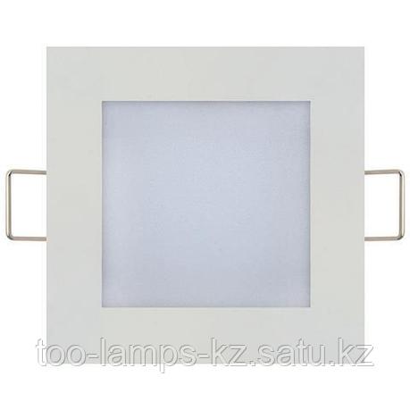 LED панель светодиодная квадратная 113,5x113,5 SLIM/Sq-6 6W 2700K, фото 2