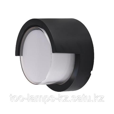 Уличный настенный светодиодный светильник, пылевлагозащищенный SUGA-12/RC 12W черный 4200K