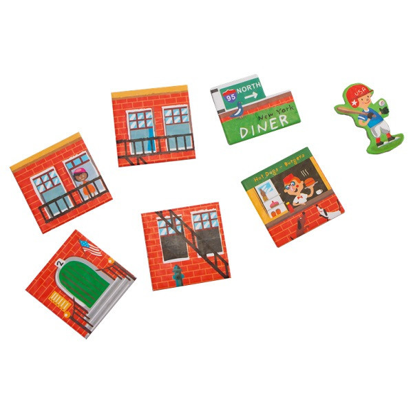 Magnetic Book TAV027 Развивающая игра "Строение мира", 65 деталей