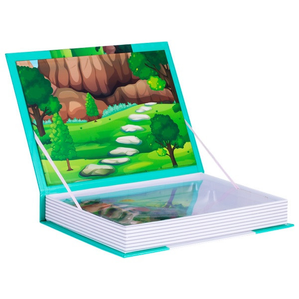 Magnetic Book TAV034 Развивающая игра "В зоопарке", 59 деталей