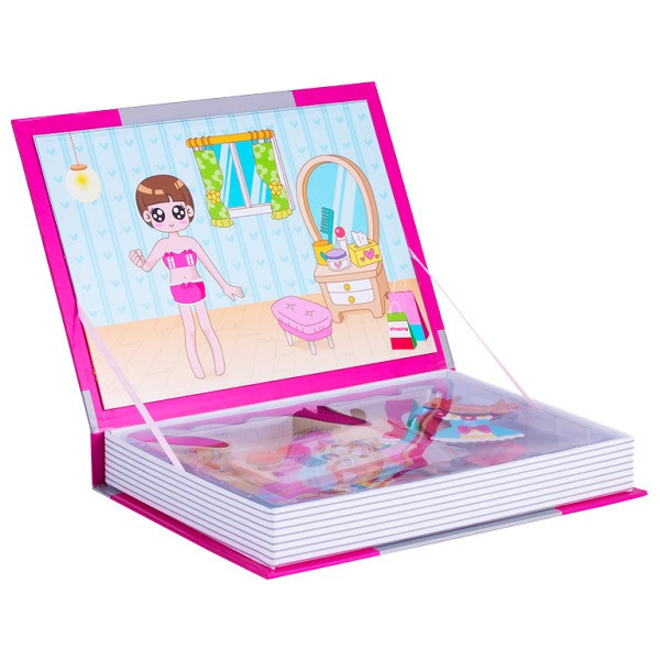 Magnetic Book TAV036 Развивающая игра "Модница", 54 детали