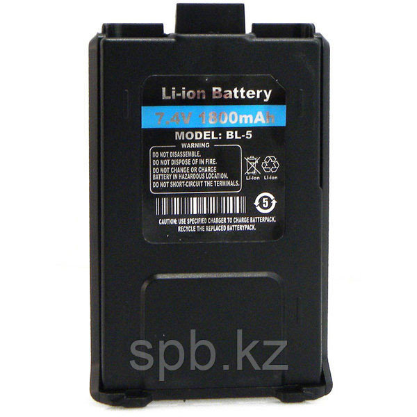 Аккумулятор (батарея) для Baofeng UV5R/A, Kenwood TK-f8 - фото 2 - id-p4908671