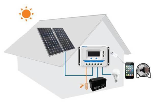 Солнечный контроллер EPEVER (EPSOLAR) VS4524AU (45А) - фото 6 - id-p64636243
