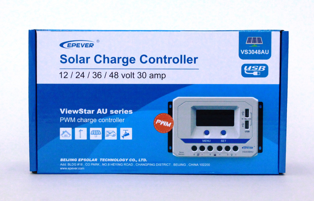 Солнечный контроллер EPEVER (EPSOLAR) VS3048AU (30А) - фото 5 - id-p64638685