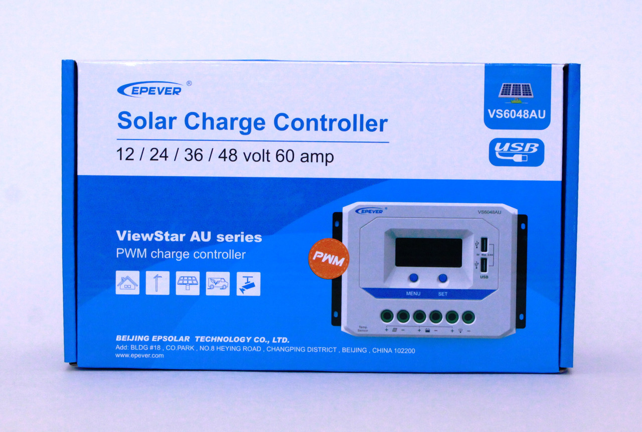 Солнечный контроллер EPEVER (EPSOLAR) VS6048AU (60А) - фото 5 - id-p64638717