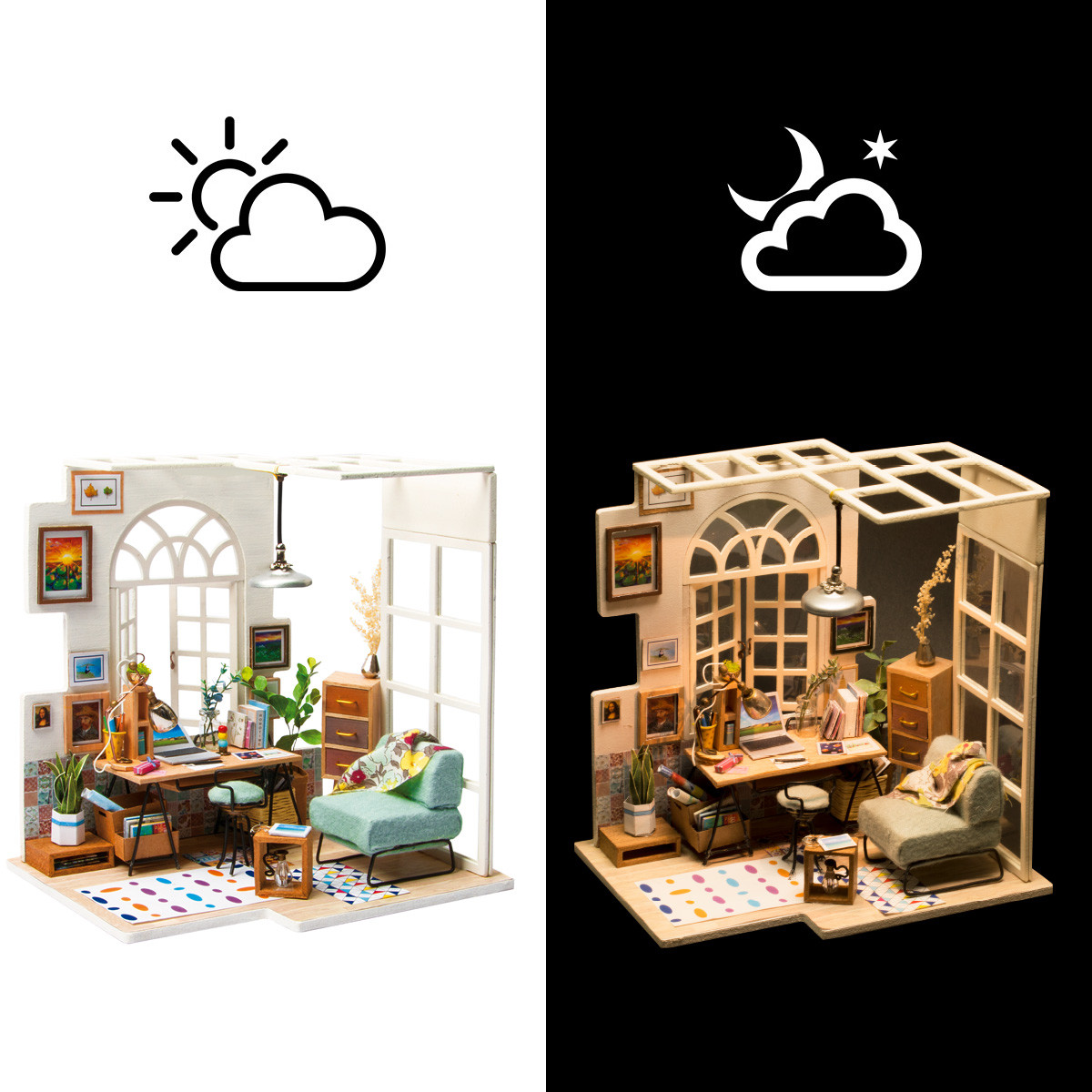 Развивающий интерьерный конструктор Diy House