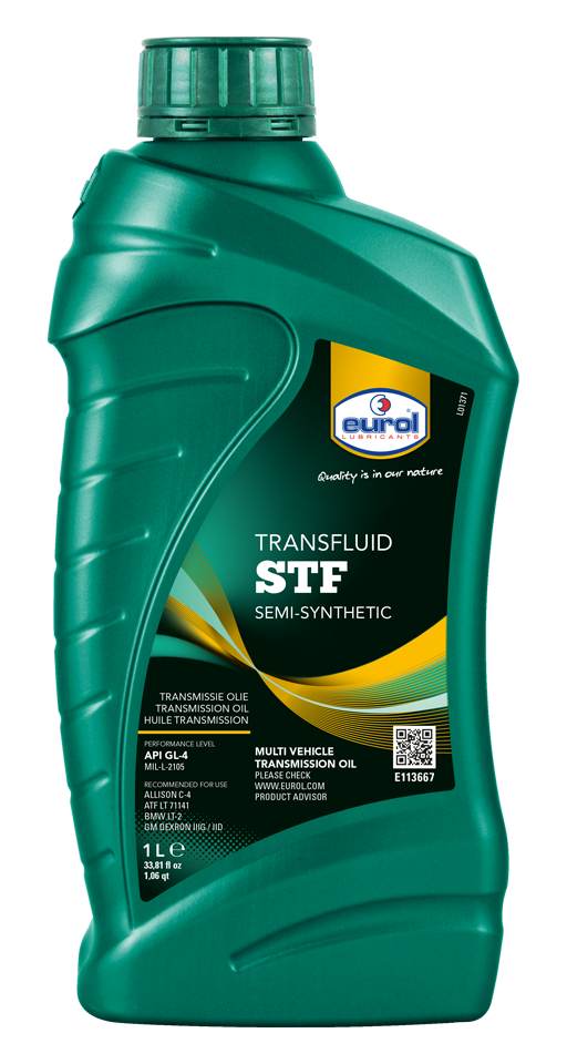 Трансмиссионное масло Eurol  Transfluid STF SYNTHETIC 1L