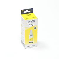 Оригинальные чернила Epson T6734 (желтый)