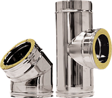 Дымоход из нержавеющей стали сэндвич  D 500, фото 2