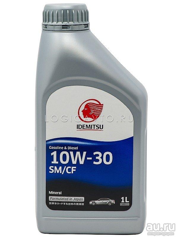 Моторное масло IDEMITSU 10W-30 SM/CF Mineral 1L