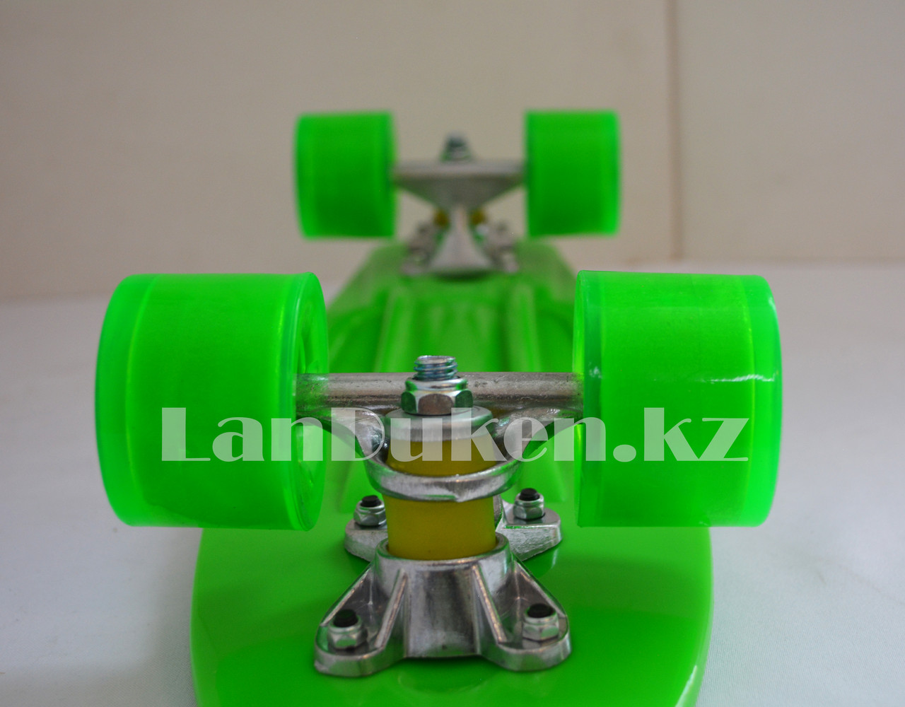 Пенни борд подростковый 56*15 Penny Board с гелевыми колесами зеленый - фото 5 - id-p64647062