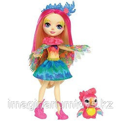 Энчантималс Кукла Enchantimals Peeki Parrot Doll & Sheeny