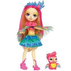 Энчантималс Кукла Enchantimals Peeki Parrot Doll & Sheeny
