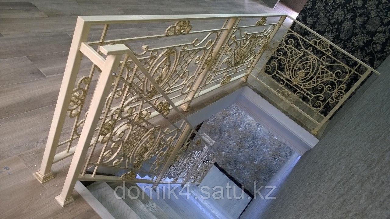Кованные металлические лестничные ограждения - фото 1 - id-p64647117