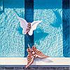 Пляжный надувной матрас Золотые крылья ангела, 250 см, фото 3