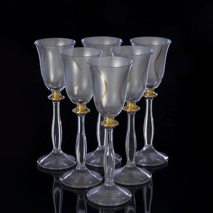 Рюмки "Silver satin", 6 шт., 60 мл
