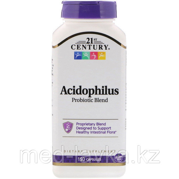 Ацидофилин -пробиотическая смесь бактерий Acidophilus, 150 капсул