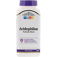 Ацидофилин -пробиотическая смесь бактерий Acidophilus, 150 капсул