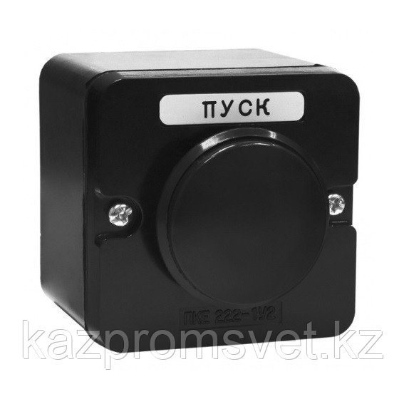 Кнопка ПКЕ 222-1(грибок черный) - фото 1 - id-p64840453