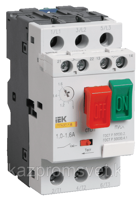 Пускатель ПРК32-10 In=10A Ir=6-10A Ue 660В IEK