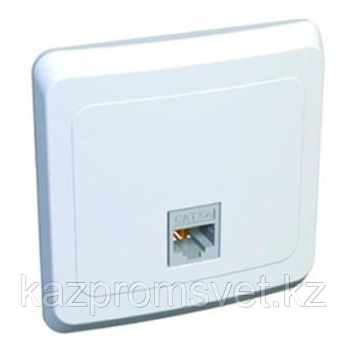 S306Комп. розетка RJ-45кат.5с/у ЭТЮД KOMC-001B