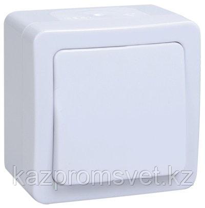 Выключатель 1кл о/у белый IP54 ГЕРМЕС IEK ВС20-1-0-ГПБ