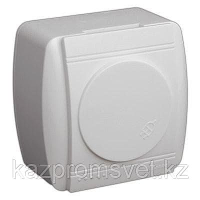 L27 Роз.о/у з/к IP44белая Demet 711-0200-123