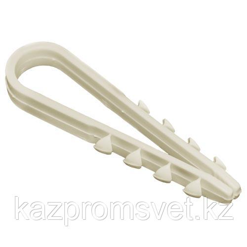 Дюбель-хомут 19-25мм нейлон бел. IEK, фото 1