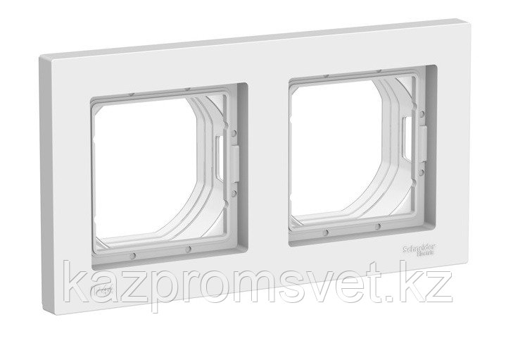 РАМКА AQUA 2-постовая  IP44, БЕЛЫЙ ATLASDESIGN